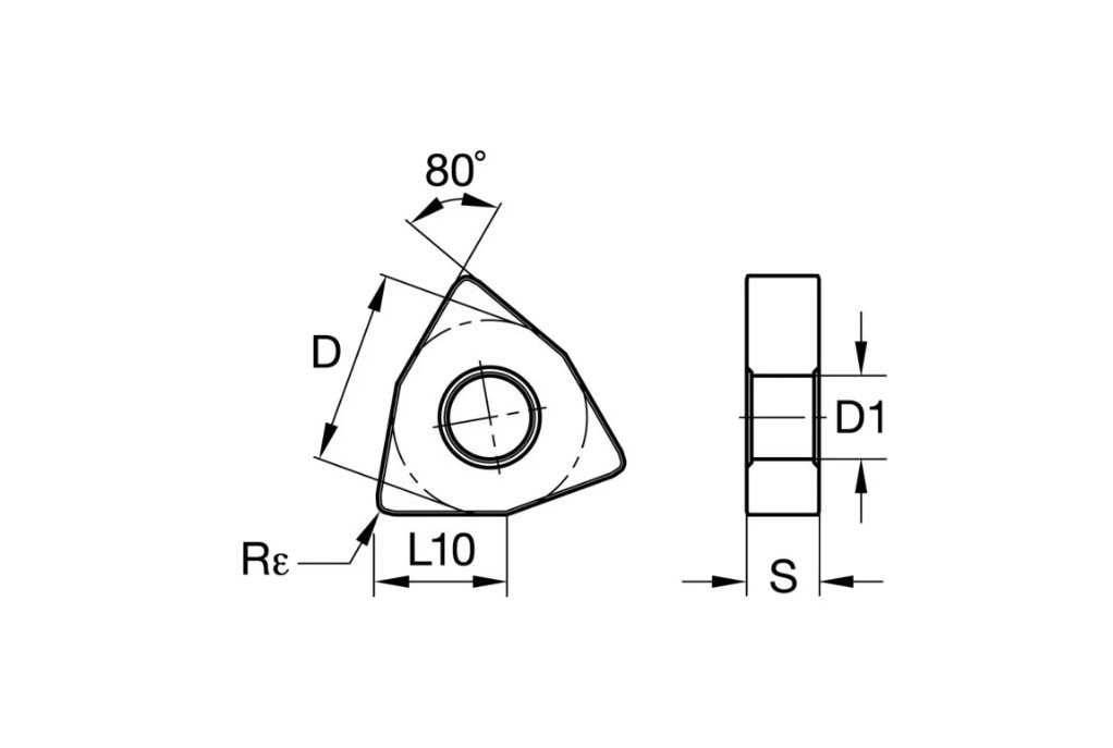 WNMU040304EN GM LF6018 токарная пластина Deskar - фото 2