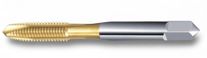 Метчик м/р 6х1.0 6H HSS-E TiN прямой с подточ. скв. DIN376 Deskar