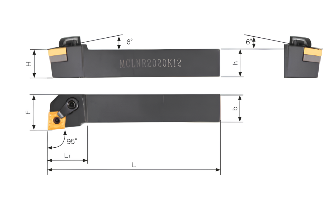 MCLNL1616H12 DKR державка для наружного точения Deskar - фото 2