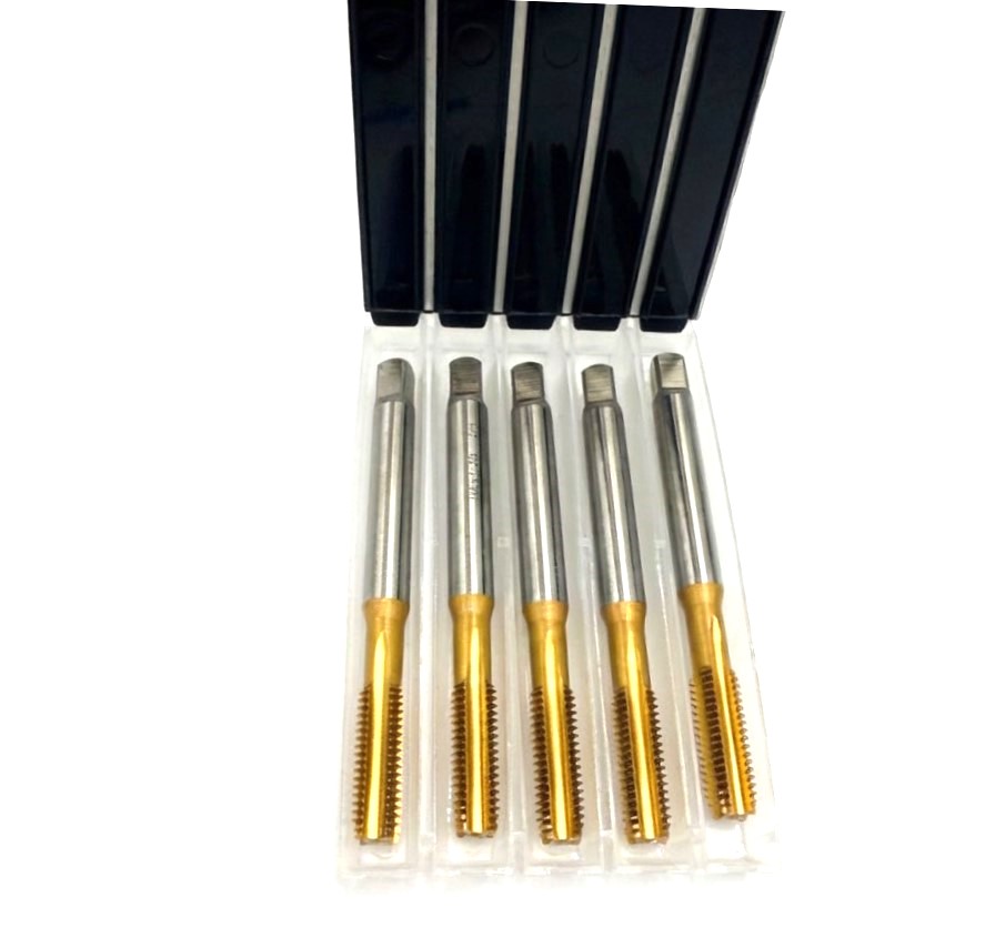 Метчик М 8х1.25 6H HSS-E TiN прямой DIN371 Deskar - фото 2