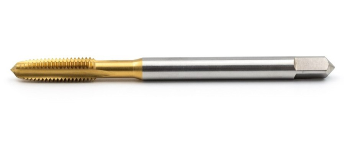 Метчик М 6х1.0 6H HSS-E TiN прямой DIN371 Deskar