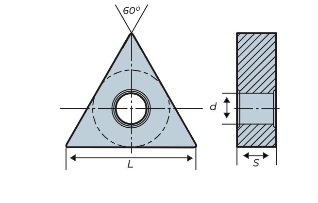 TNMG160404L-S LF90 токарная пластина Deskar - фото 1