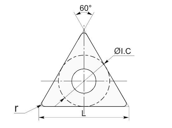TNMG160408L-S TF9218 токарная пластина Deskar - фото 1