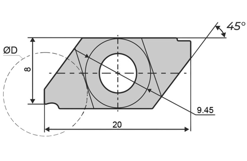 Отрезные пластины (вид А)