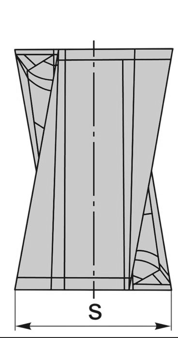 Пластины для фрез (вид Б)